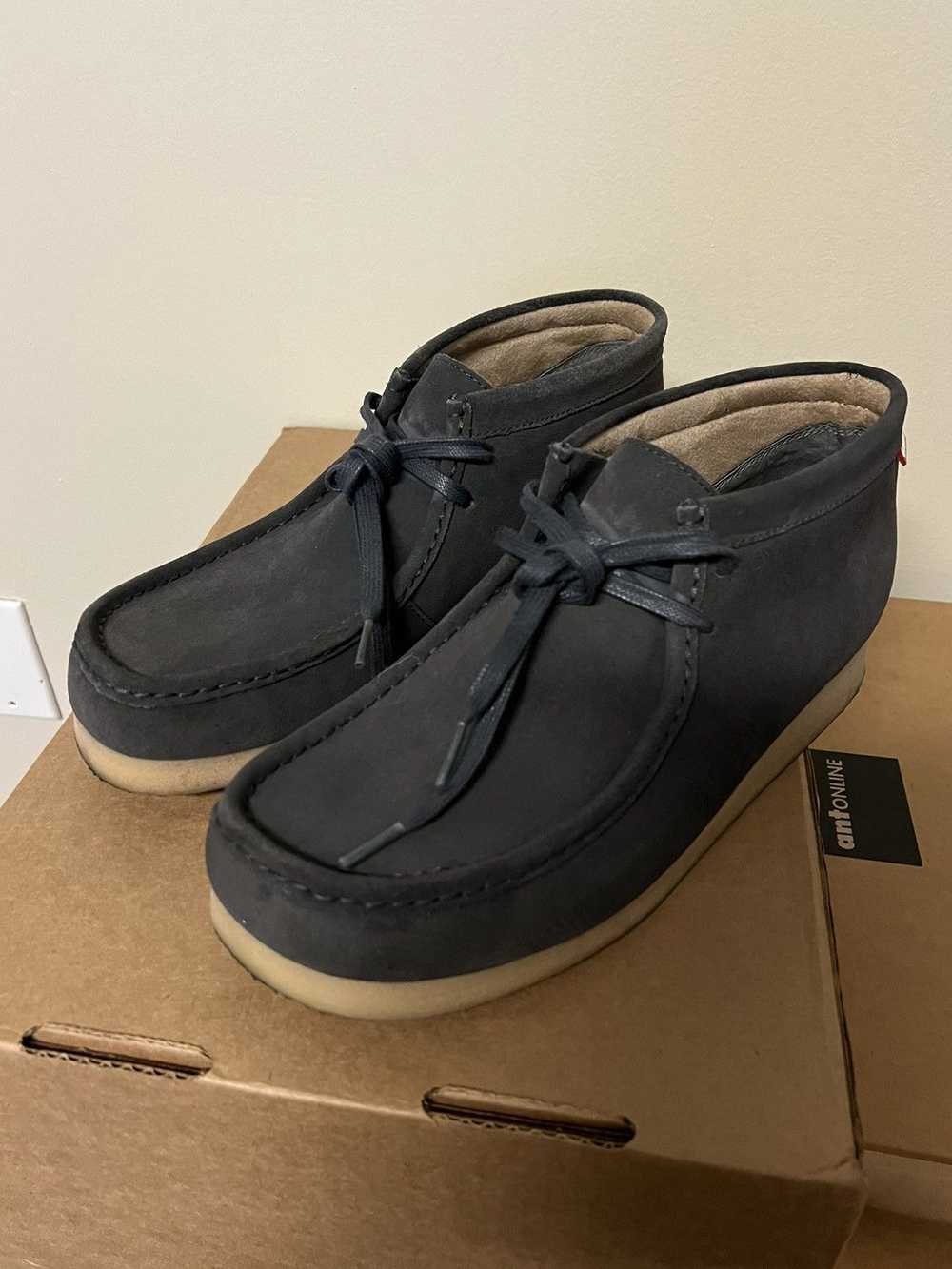 Clarks Clarks Originals Wallabee Boots Blue Suede… - image 1