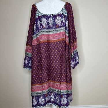 Ulla Popken Paisley Print Tunic Top