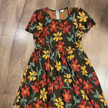 LuLaRoe floral Amelia dress. 2xl