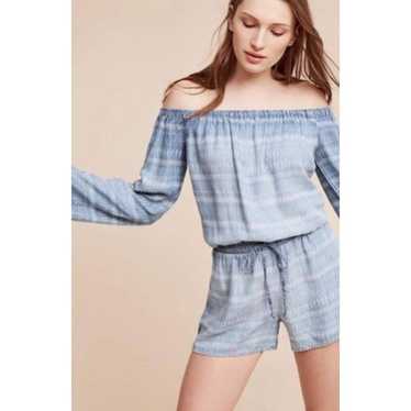 Anthropologie Cloth and Stone - Off Shoulder Cham… - image 1