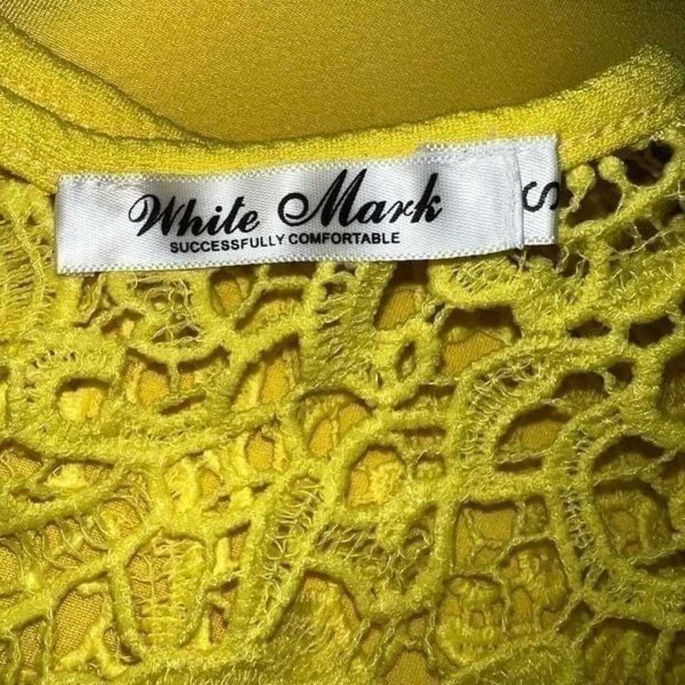 White Mark Charlottes dress! Nwot! Beautiful yell… - image 11