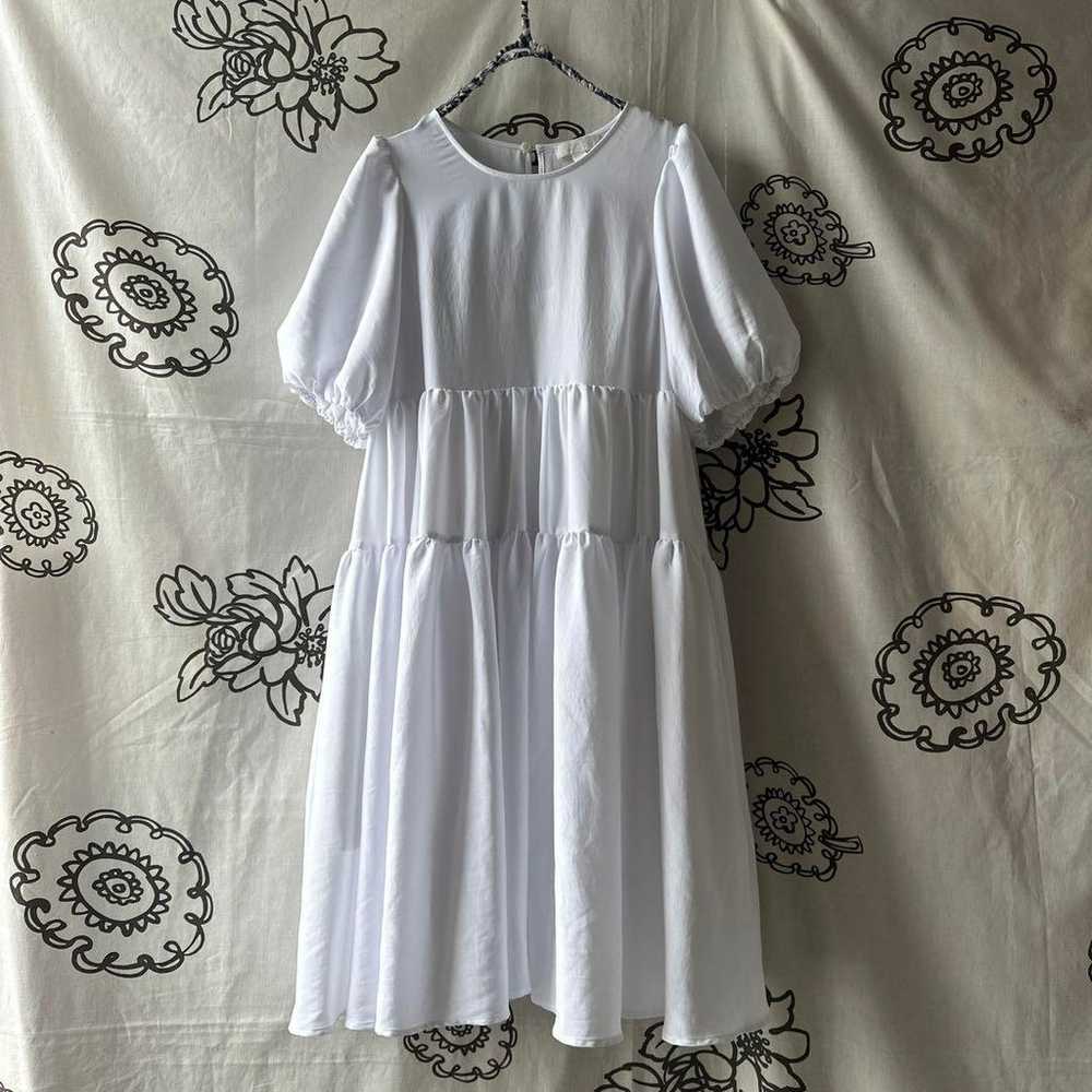 COS Tiered Short-Sleeved Dress - image 1