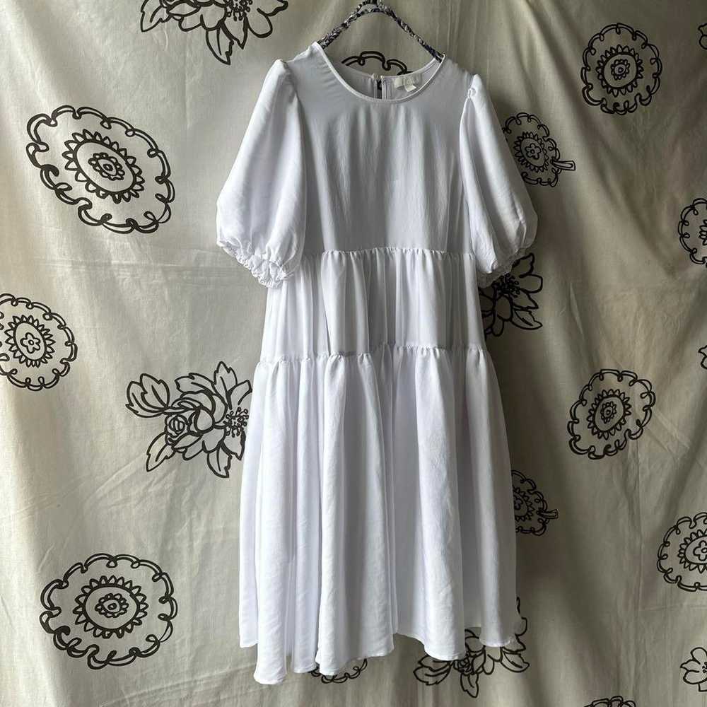 COS Tiered Short-Sleeved Dress - image 3