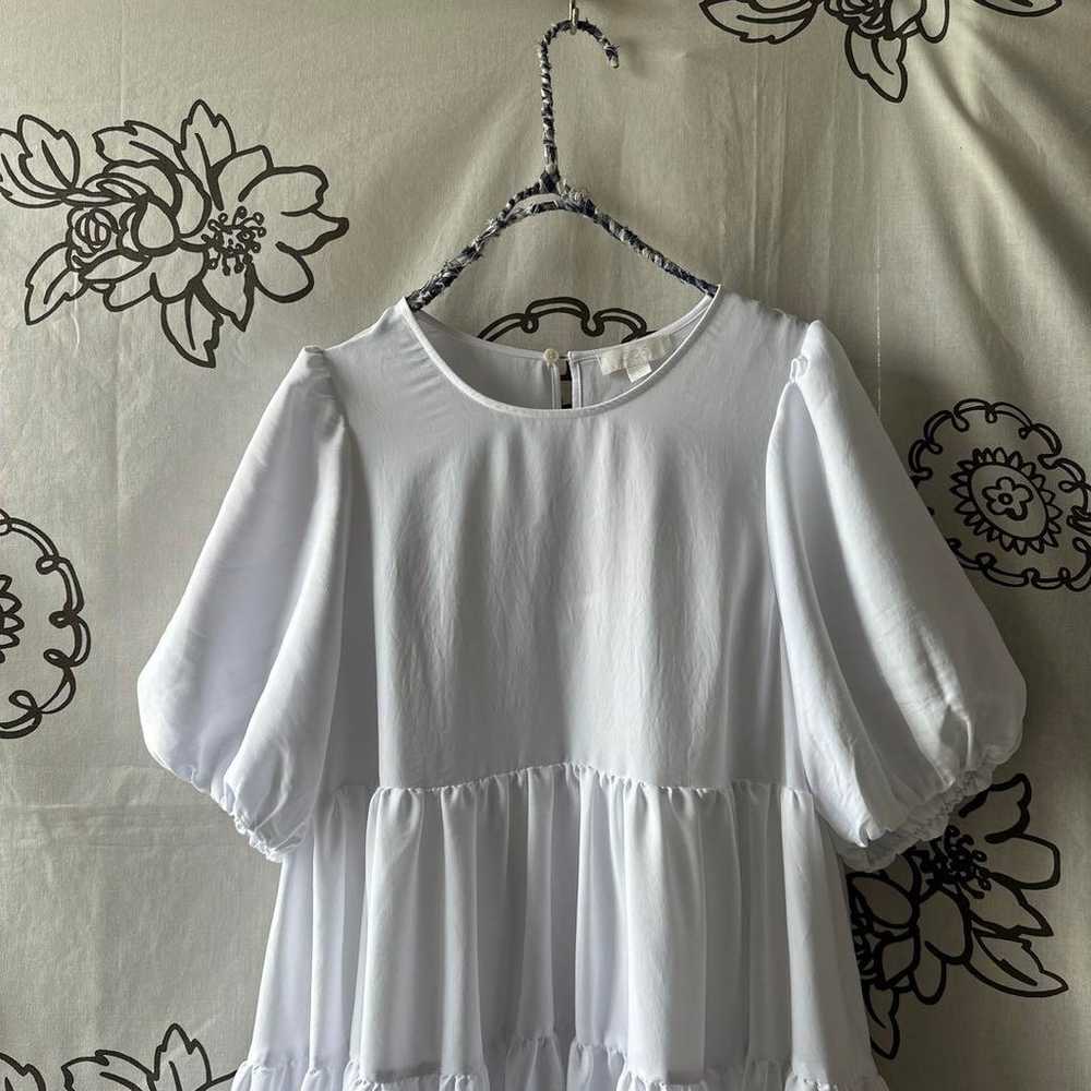 COS Tiered Short-Sleeved Dress - image 4