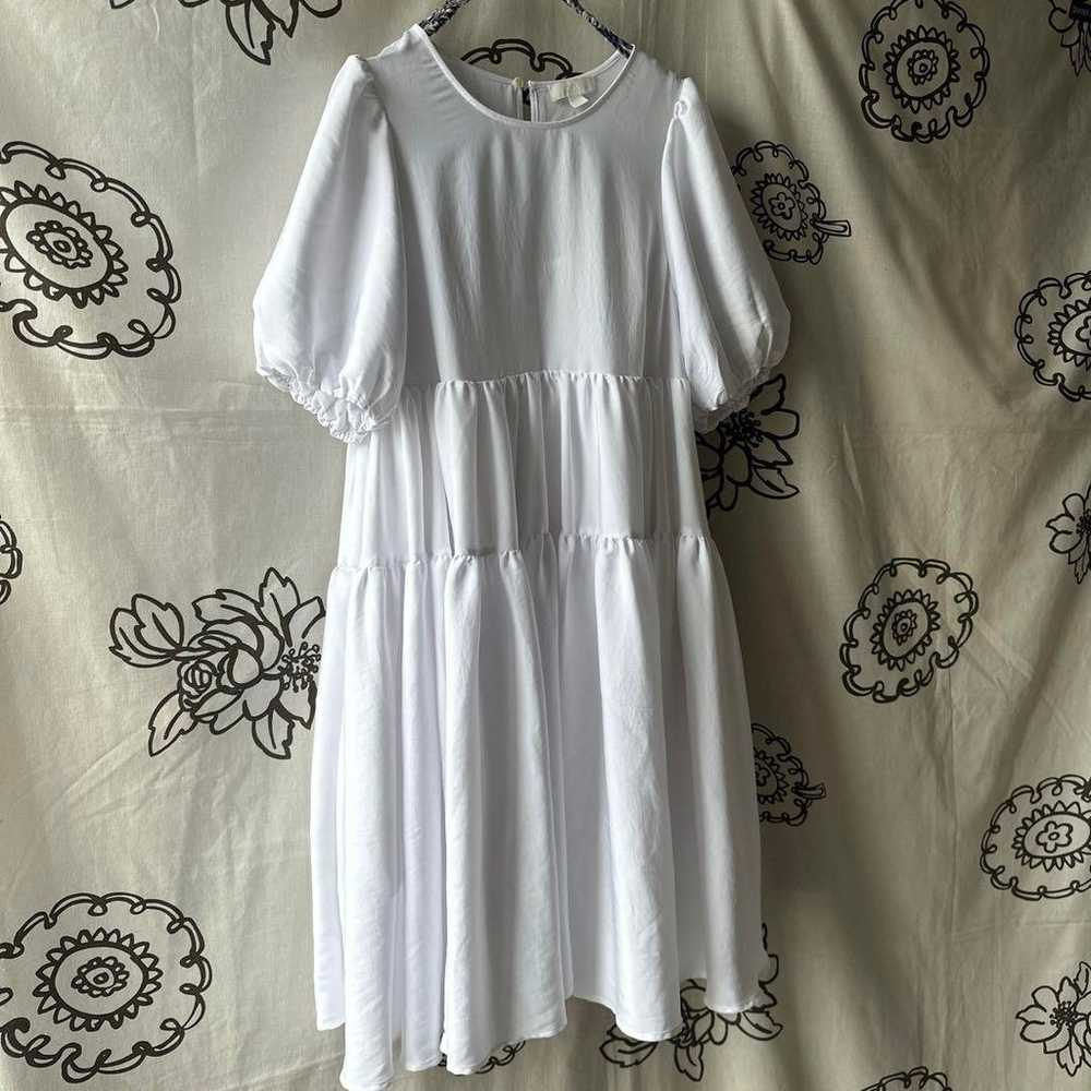 COS Tiered Short-Sleeved Dress - image 5