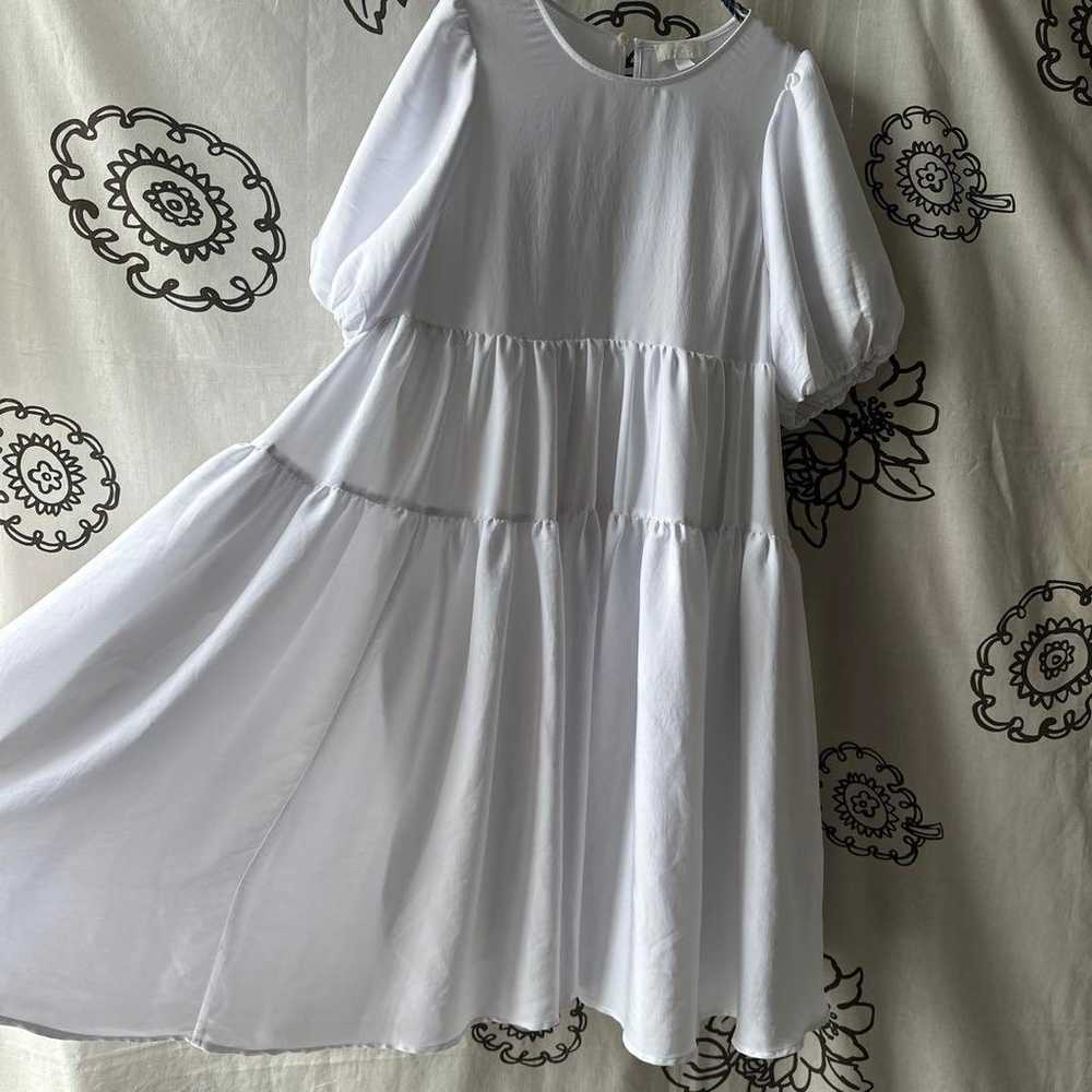 COS Tiered Short-Sleeved Dress - image 8