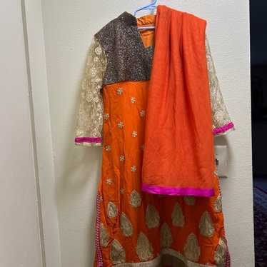 Pakistani embroidered dress