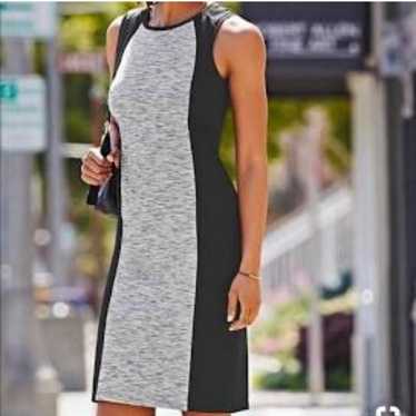 Athleta Heather Gray and Black Pencil Dress