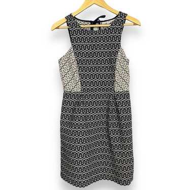 Loft Dress Stripe Pattern Structured Woven Women … - image 1