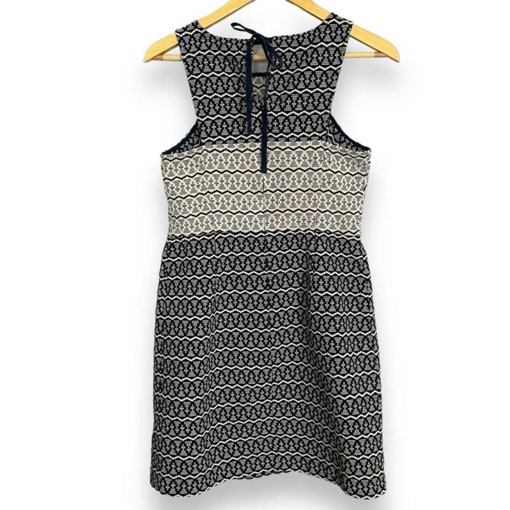 Loft Dress Stripe Pattern Structured Woven Women … - image 2