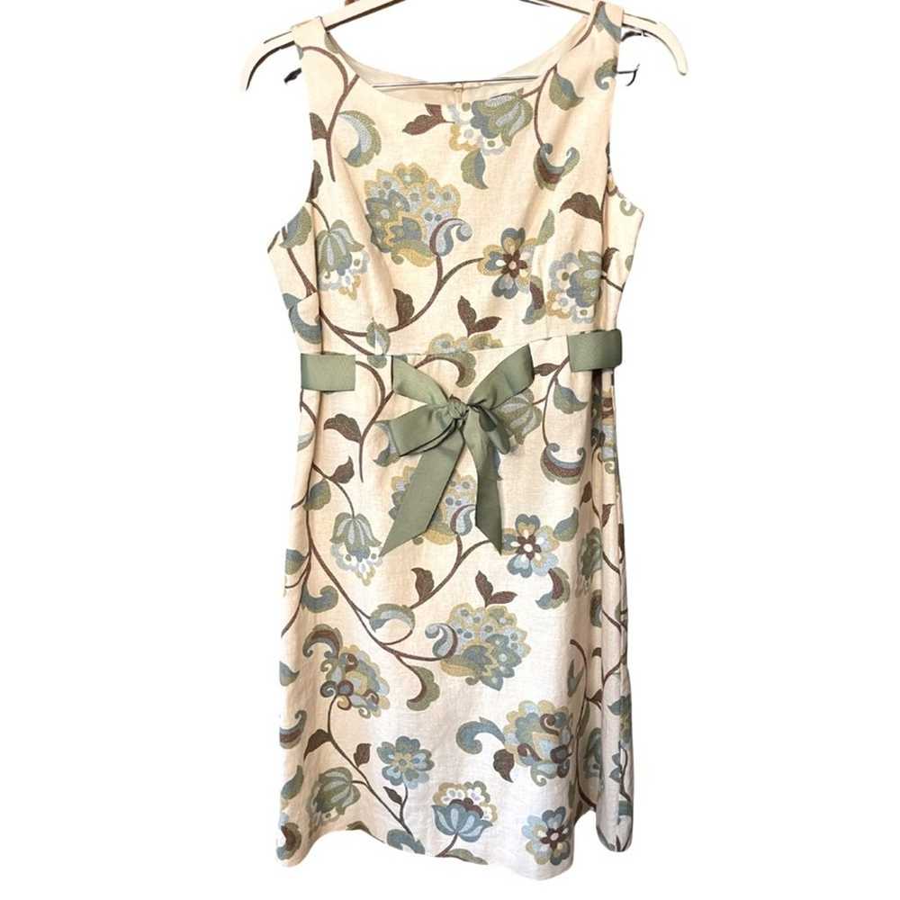 Kim Rogers Signature linen sleeveless floral line… - image 1