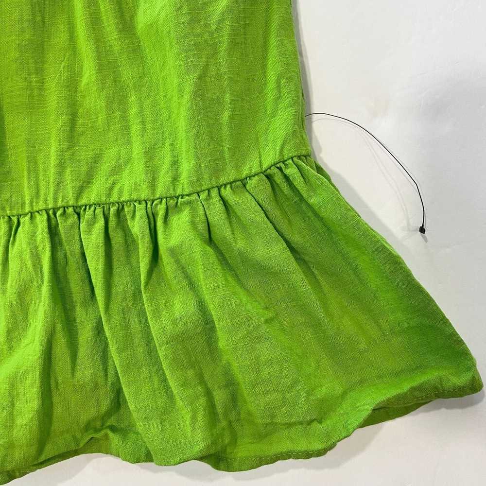 NWOT Lulus Dreamgirl Lime Green Pleated Tie Shoul… - image 7