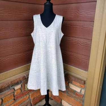 Lysse Sleeveless Grey Knit Dress Women's Large NW… - image 1