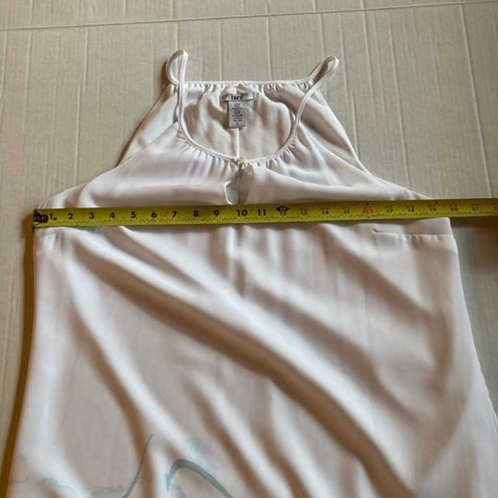 Bar III White Blue Maxi - Size L  *NWOT* - image 7