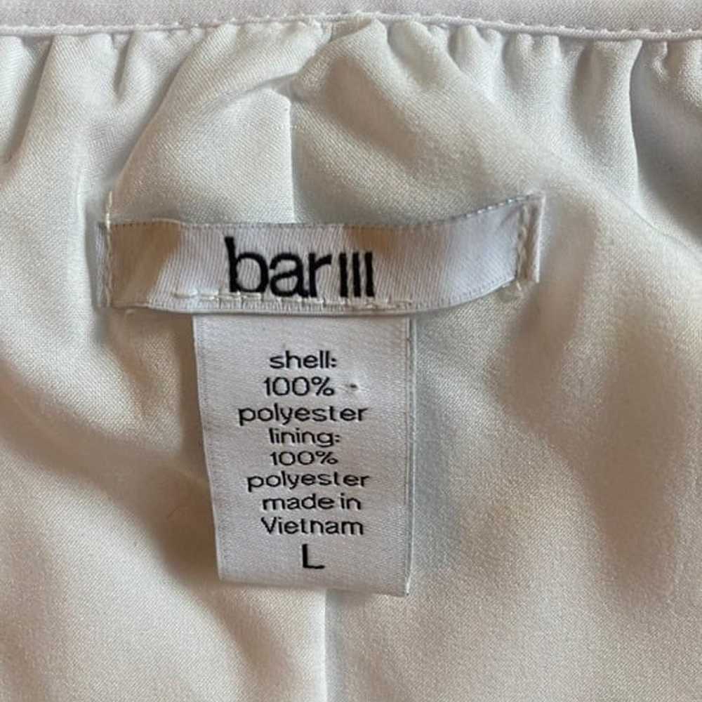 Bar III White Blue Maxi - Size L  *NWOT* - image 8