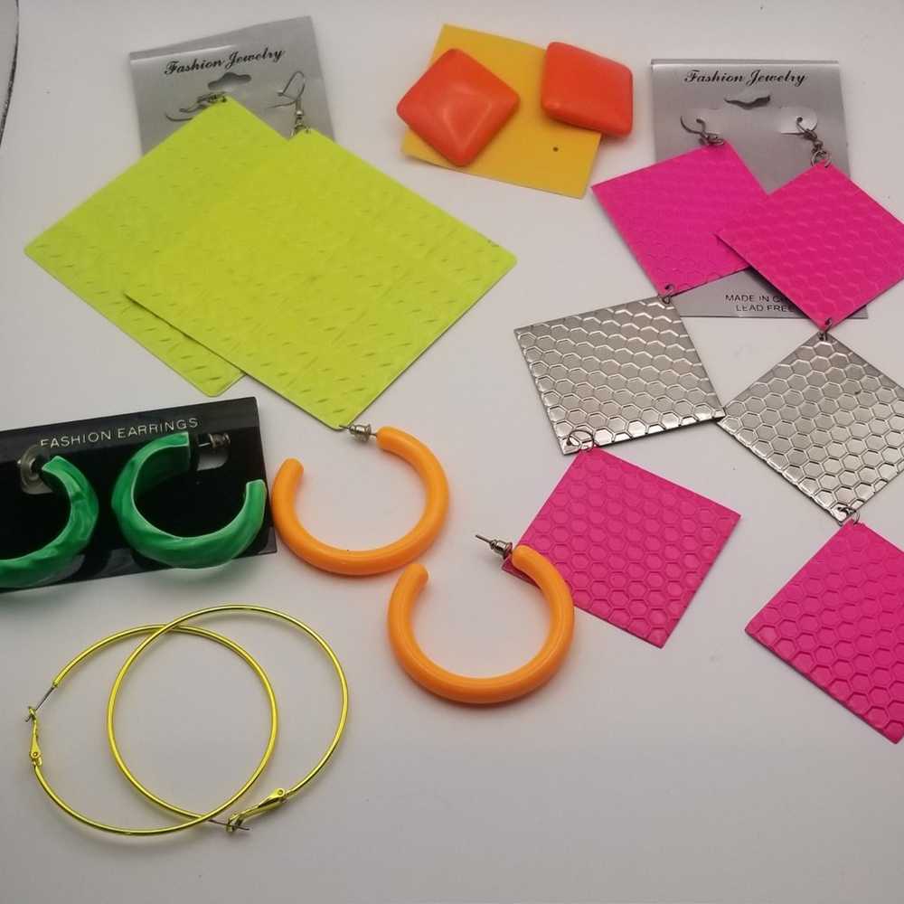 Neon citrus jewelry lot - image 2