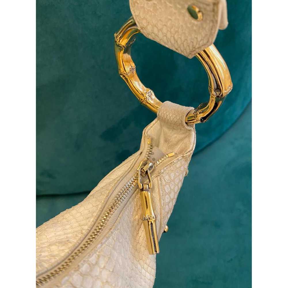 Gucci Bamboo Ring python handbag - image 10