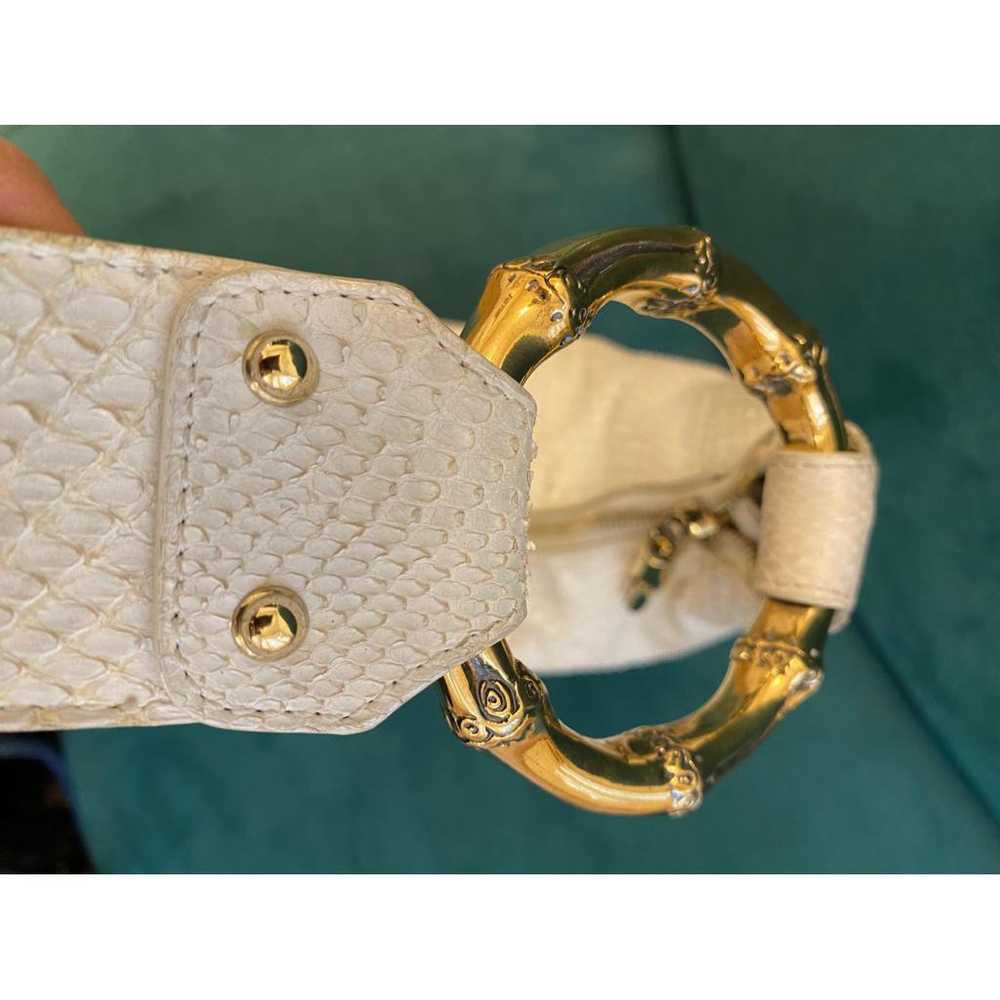 Gucci Bamboo Ring python handbag - image 6