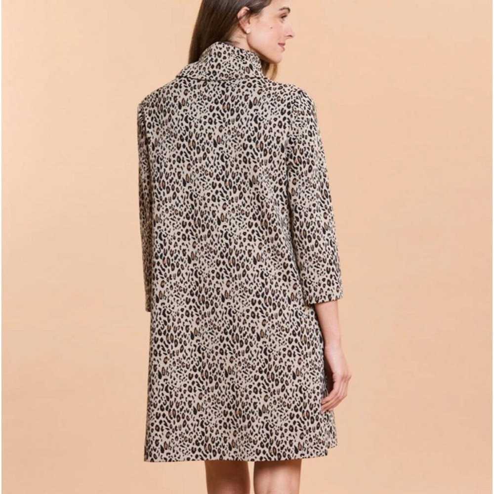 Tyler Boe l Kim Leopard Cowl Neck Dress Large - image 2