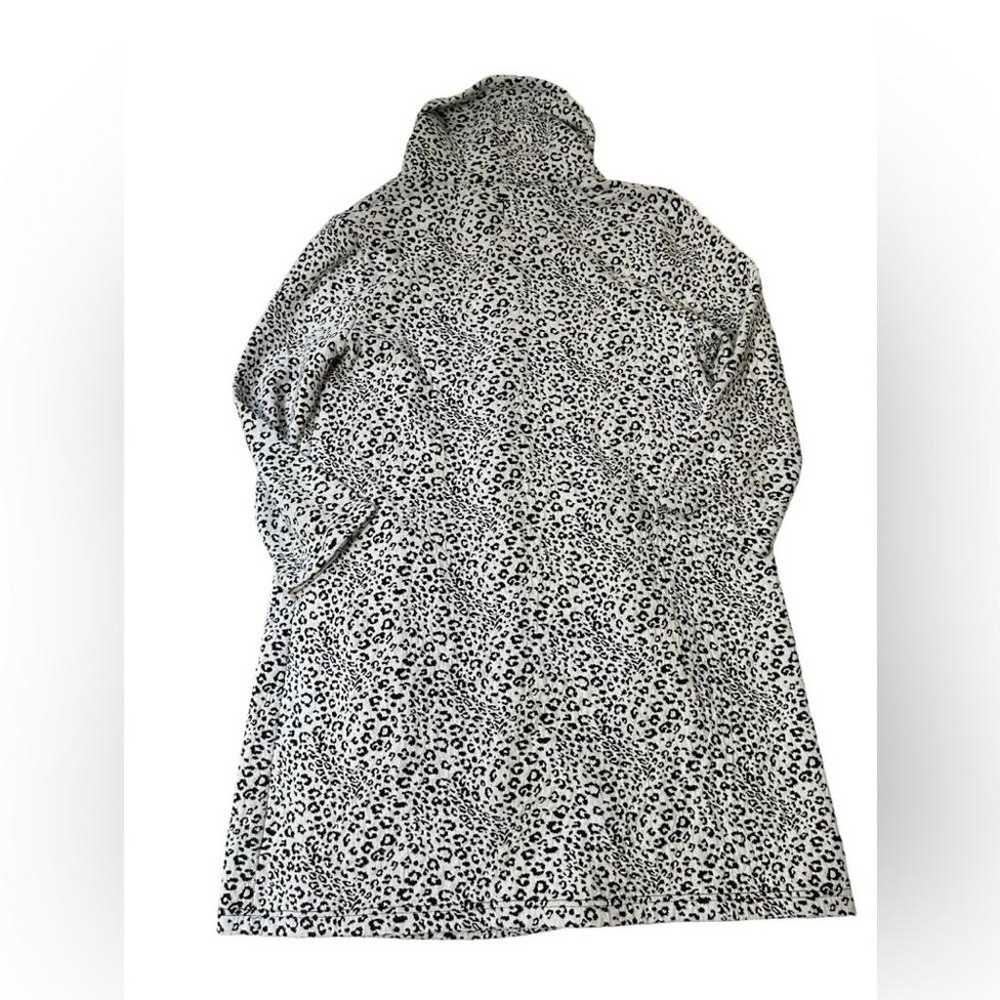 Tyler Boe l Kim Leopard Cowl Neck Dress Large - image 4