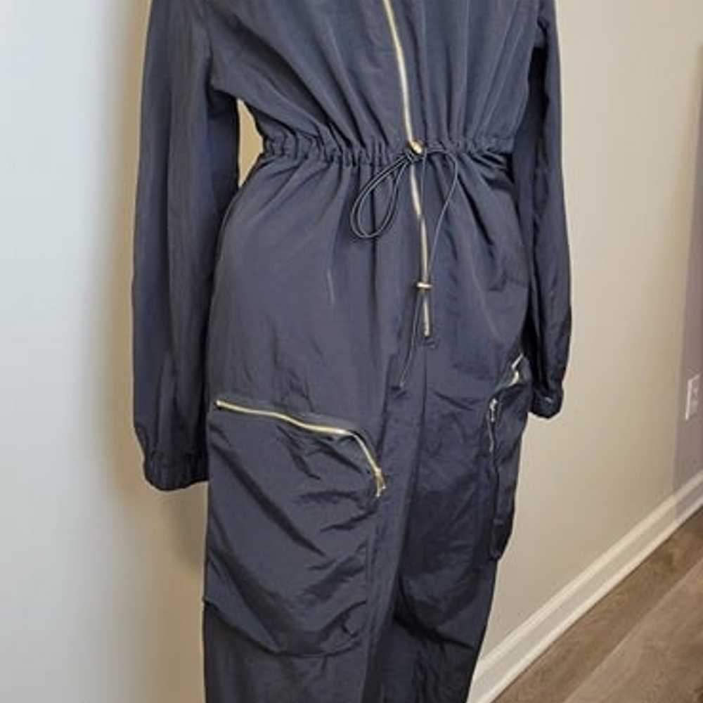 Black Cargo Jumpsuit - image 2