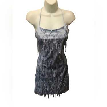 Lulus Making Magic Strappy Mini Dress XL Shimmery 