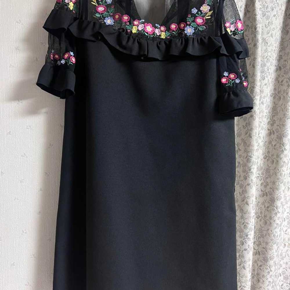 Lily Brown Embroidered Dress - image 3