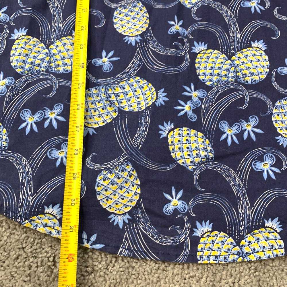 Izod mens Large Blue Pineapple Print Saltwater Pe… - image 7