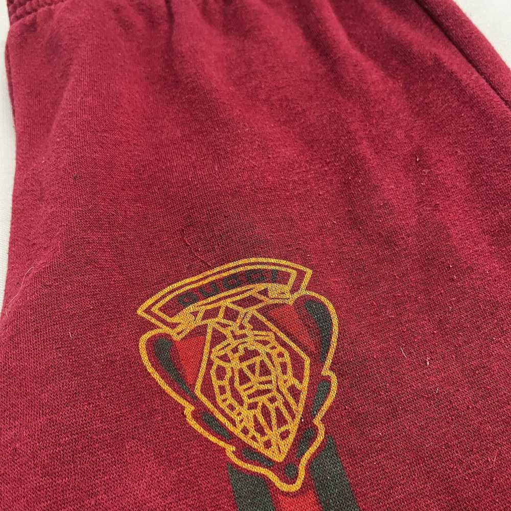 Vintage 90’s Bootleg Gucci Maroon Sweatpants - image 3