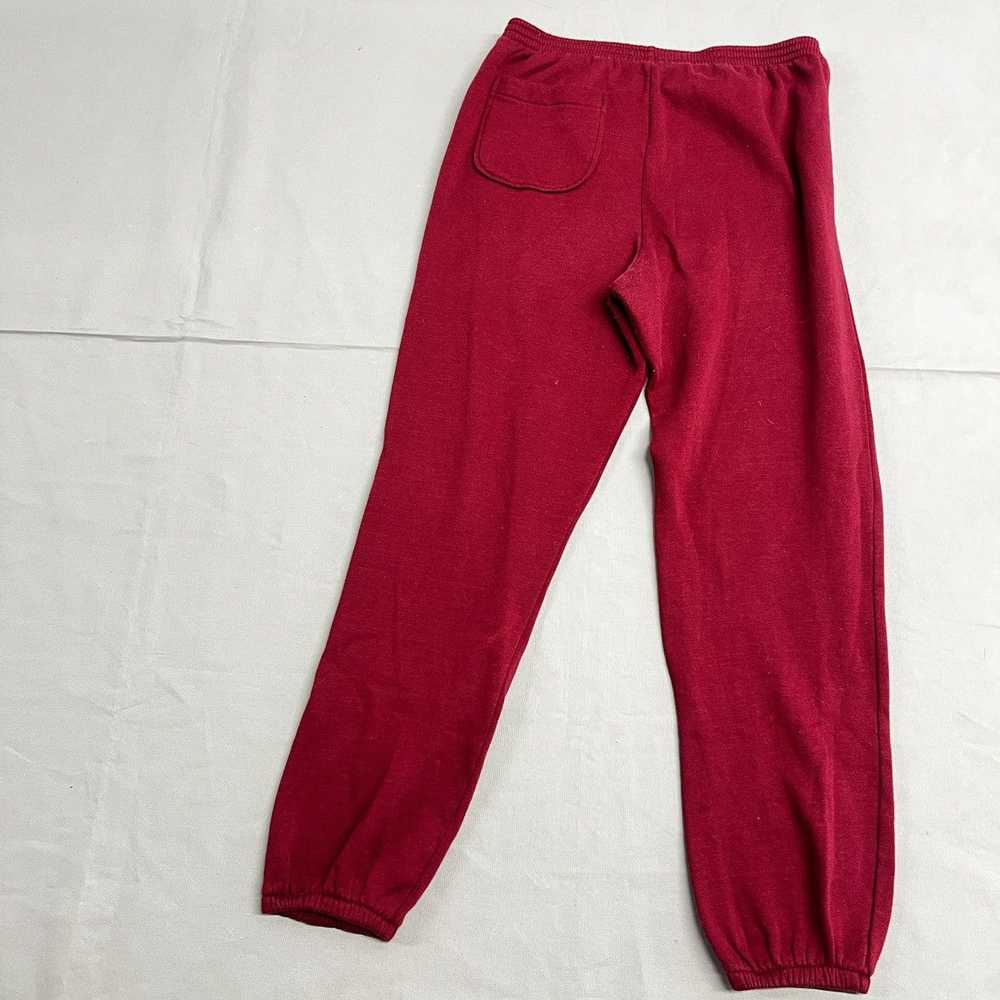 Vintage 90’s Bootleg Gucci Maroon Sweatpants - image 5