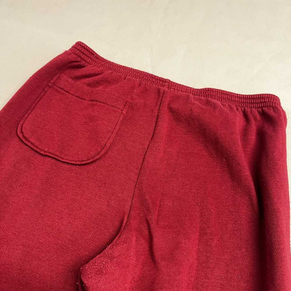 Vintage 90’s Bootleg Gucci Maroon Sweatpants - image 6