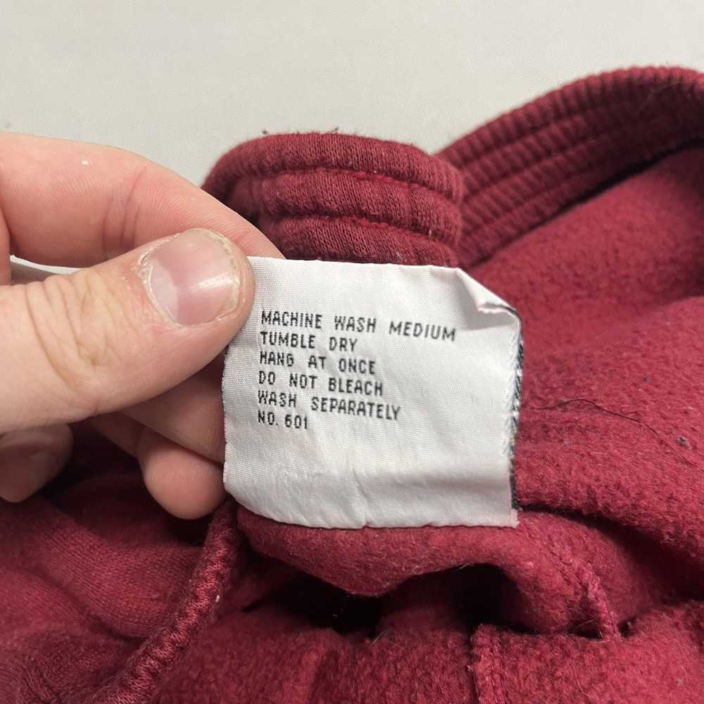 Vintage 90’s Bootleg Gucci Maroon Sweatpants - image 9