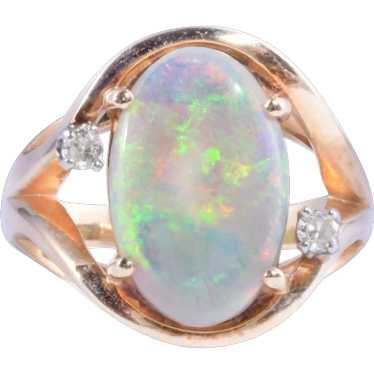 Oval Opal Ring Size 10