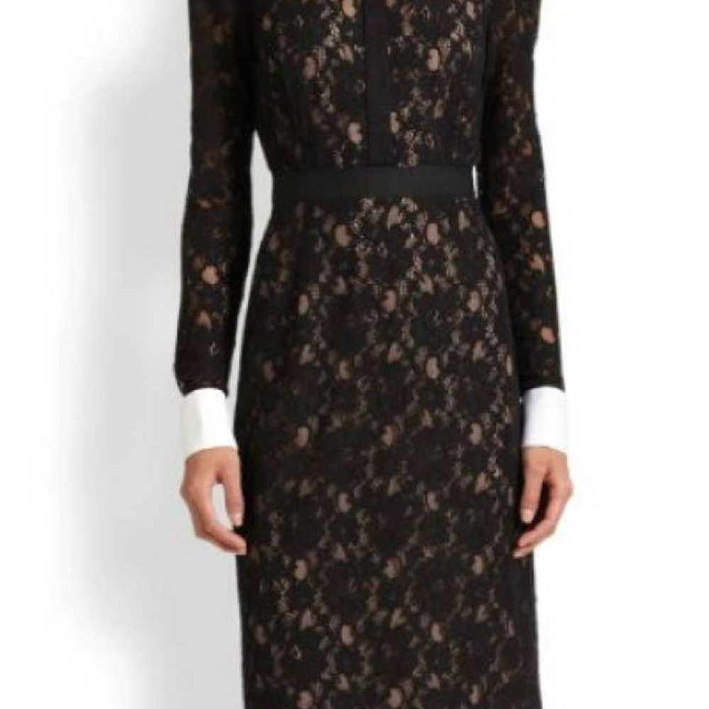 BCBGMAXAZRIA BCBG Lace Midi Dress - image 2