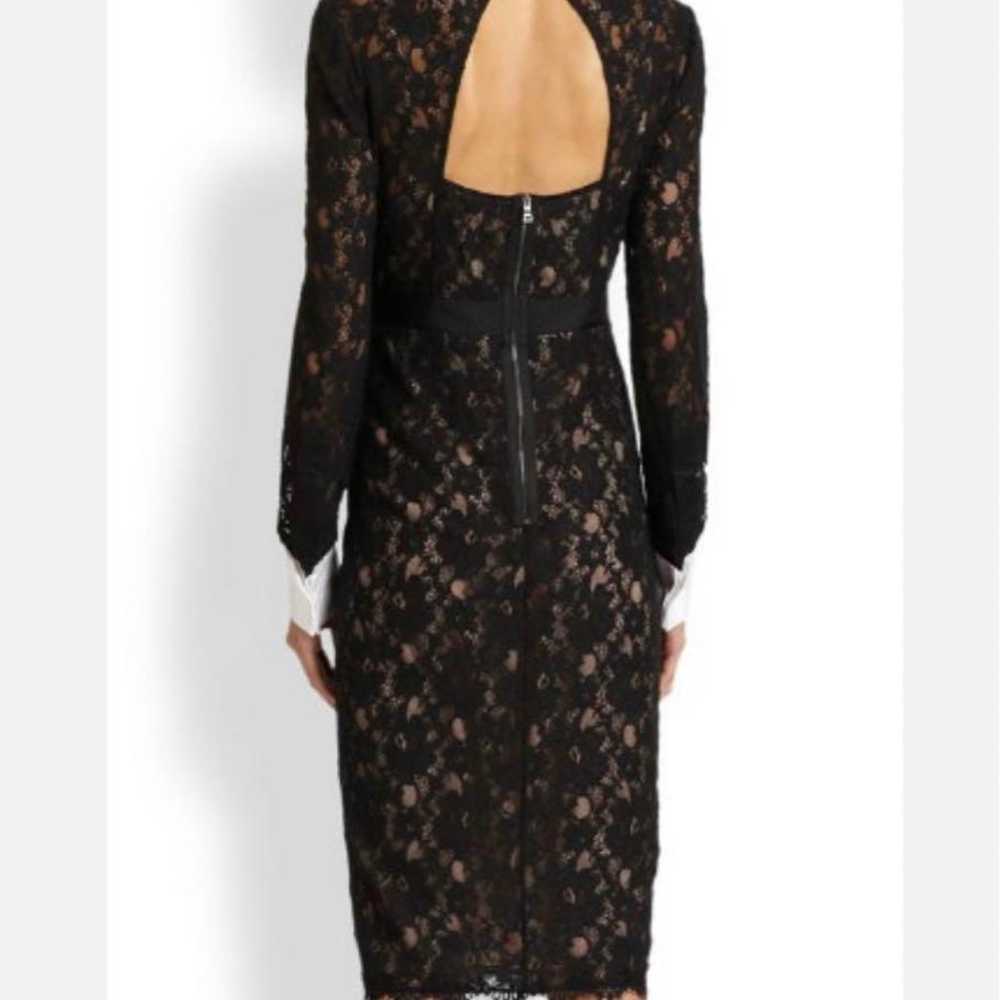 BCBGMAXAZRIA BCBG Lace Midi Dress - image 3