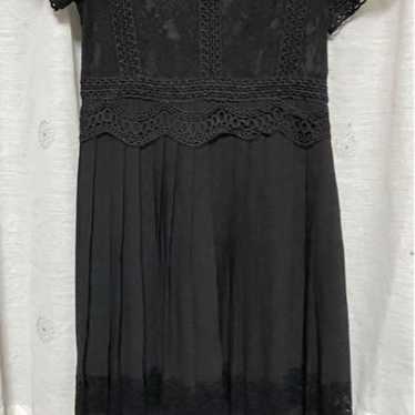 ZARA Lace Pleated Dress