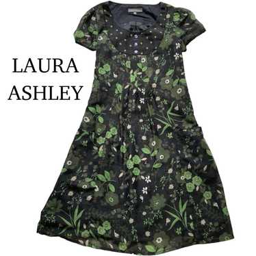 Lola Ashley Floral Apple Polka Dot Rayon A-line O… - image 1