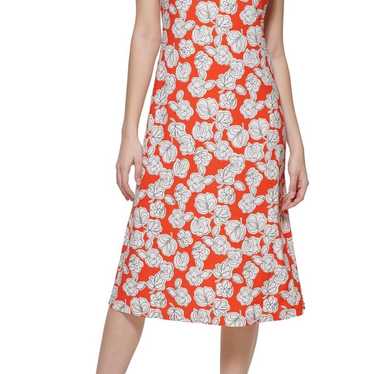 Tommy Hilfiger Women's Midi Dress, Grenadine Size 