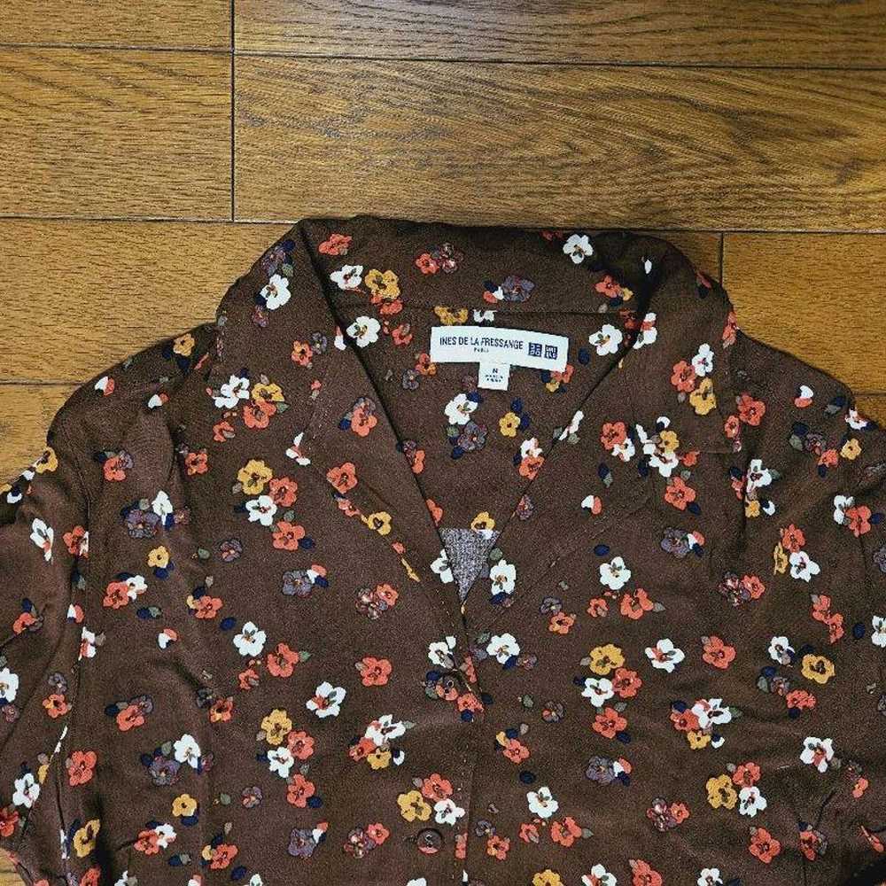 Brand new Uniqlo x Ines Rayon Print Shirt Dress S… - image 8