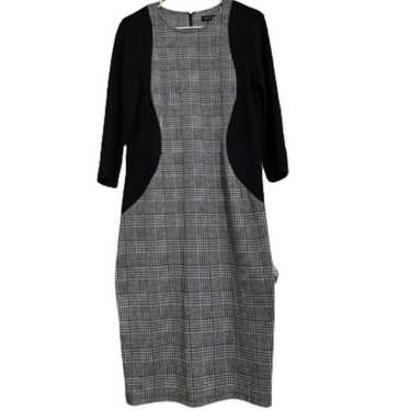 SPENSE WOMEN’s BODYCON BLACK & WHITE HOUNDSTOOTH … - image 1