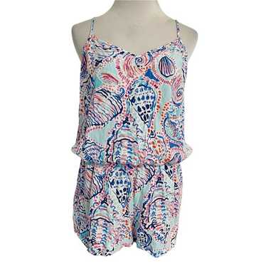 Lilly Pulitzer Size Medium  Sleeveless Romper Col… - image 1