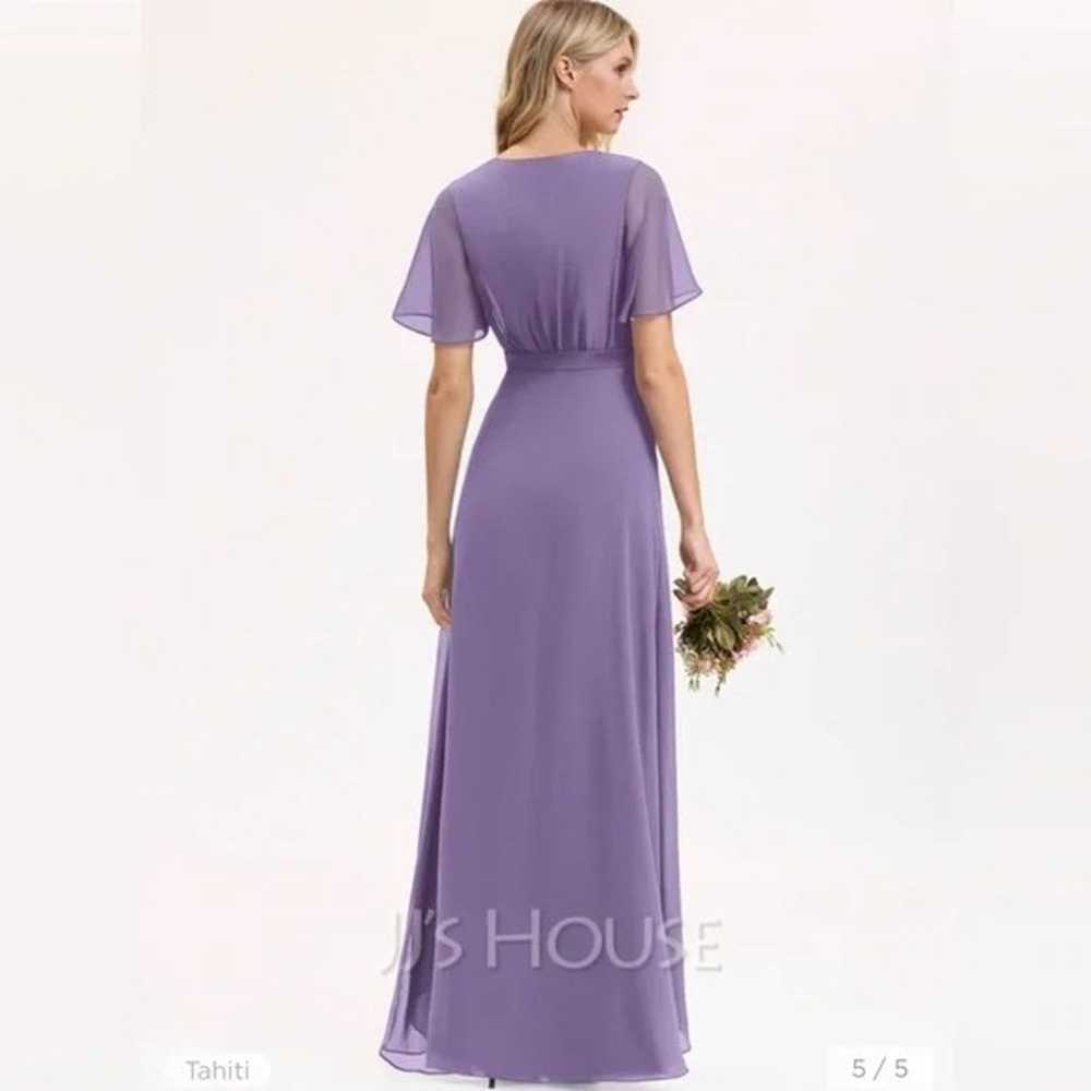 JJs House Tahiti Purple Bridesmaid Dress - image 2