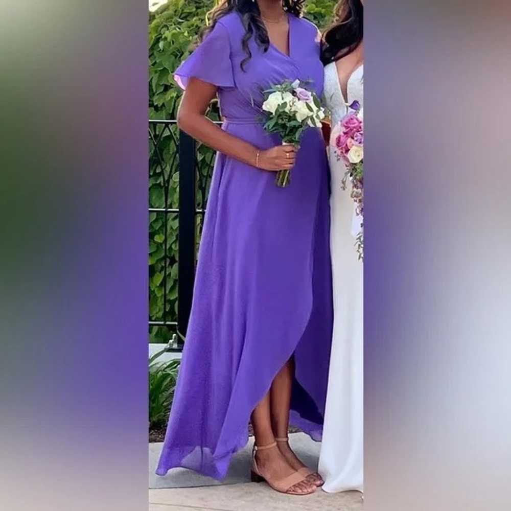 JJs House Tahiti Purple Bridesmaid Dress - image 4