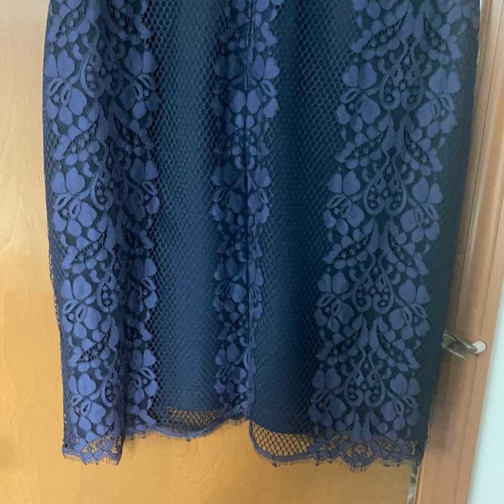 Cremieux gorgeous navy lace dress - image 11