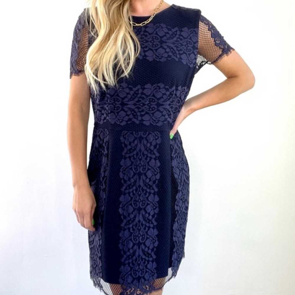 Cremieux gorgeous navy lace dress - image 2