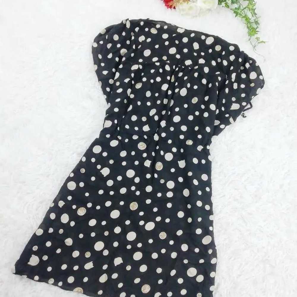 【100% Silk】Tsumori Chisato DRESS Cat Dot One Piece - image 9