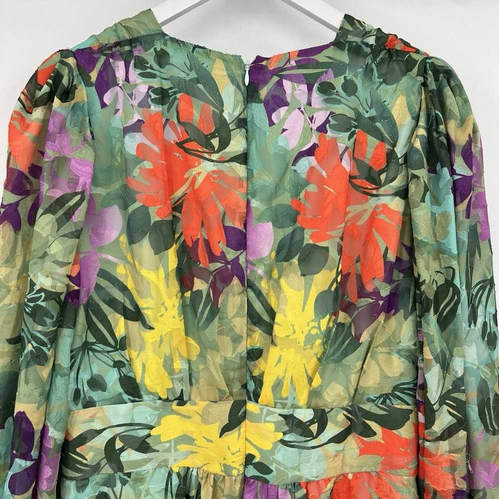 Alex Marie Simone Floral Print Long Sleeve Tie Wa… - image 6