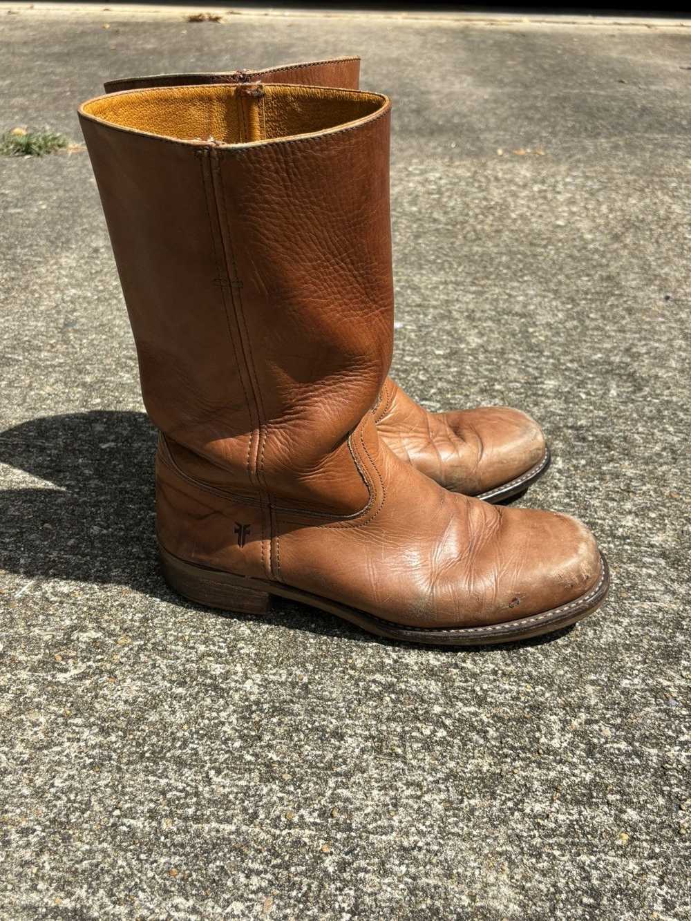 Frye Vintage Frye Campus Boots Brown - image 1