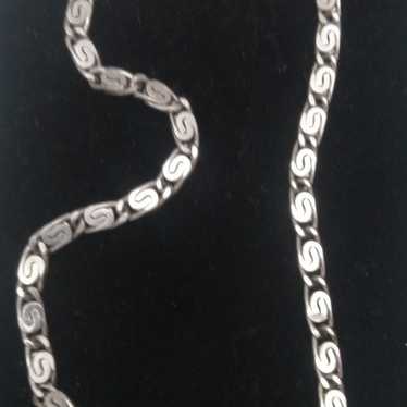 Vintage sterling silver stylish men's chain - image 1