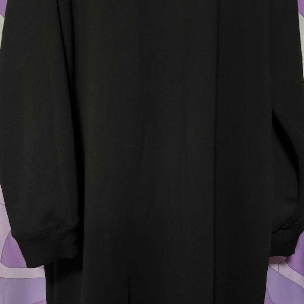 3L size black long-sleeved fleece-lined trainer l… - image 4